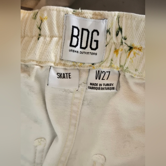 Urban Outfitters | BDG Summer Floral Print Skate Jeans, Size 27 - Picture 5 of 9